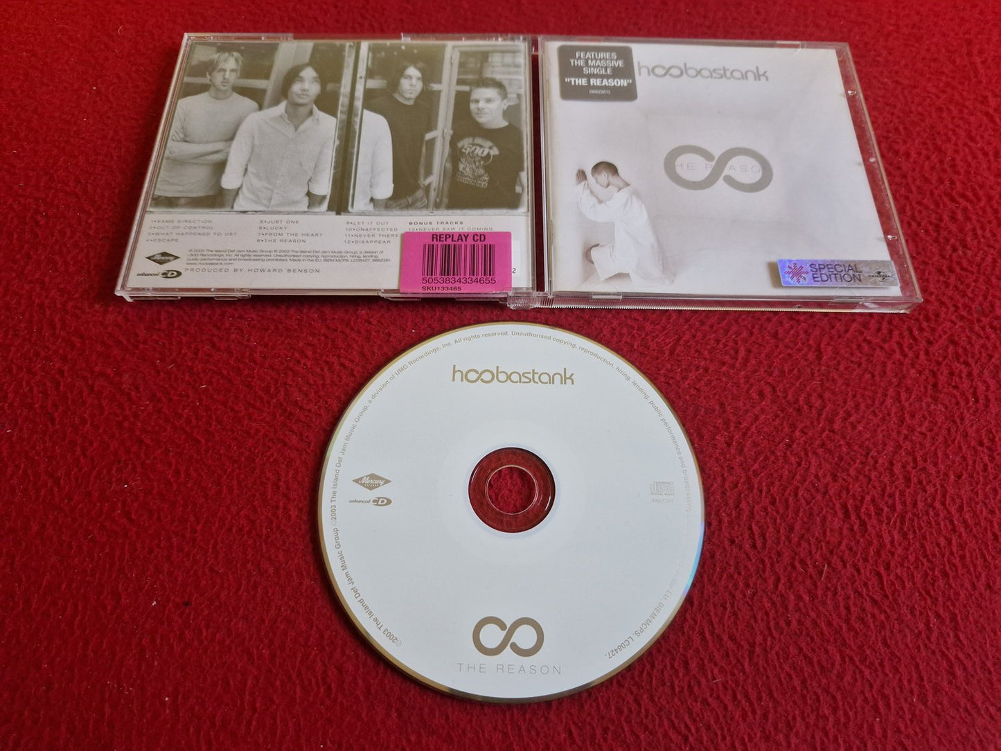 HOOBASTANK THE REASON CD