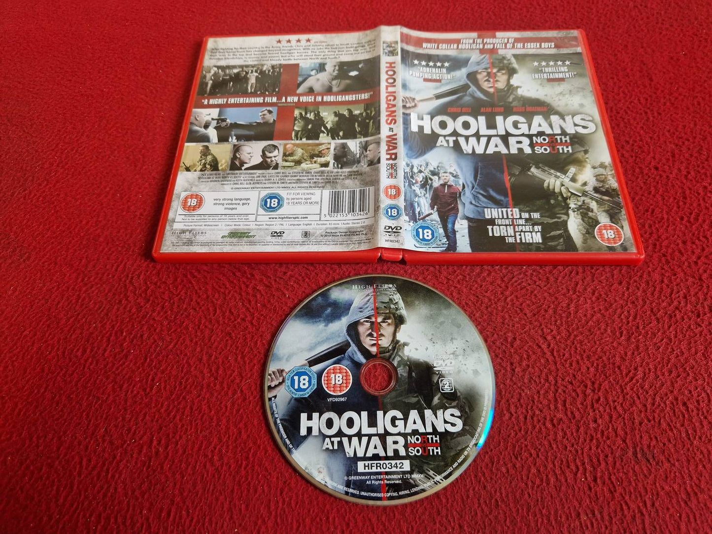 HOOLIGANS AT WAR NORTH SOUTH DVD