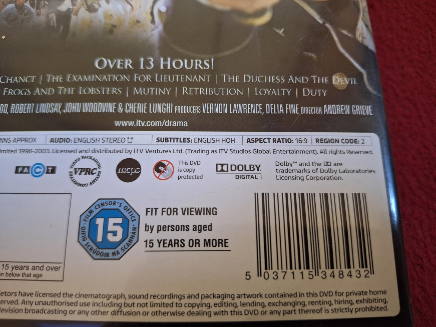 HORNBLOWER THE COMPLETE COLLECTION BOX DVD