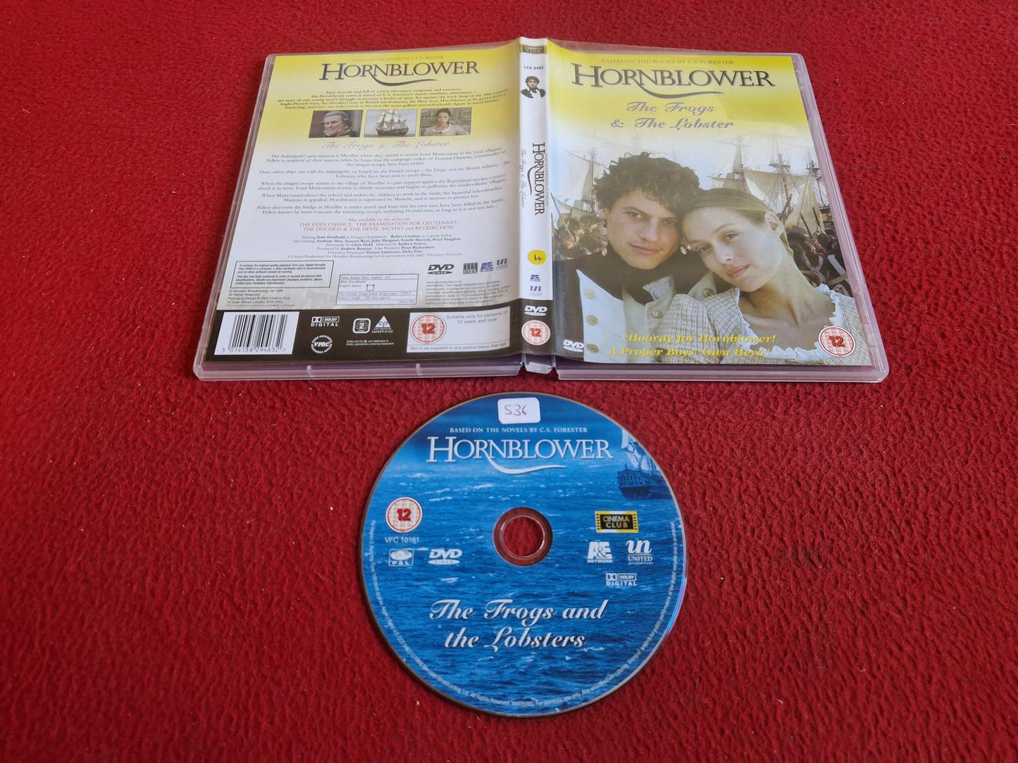 HORNBLOWER THE FROGS & THE LOBSTER DVD