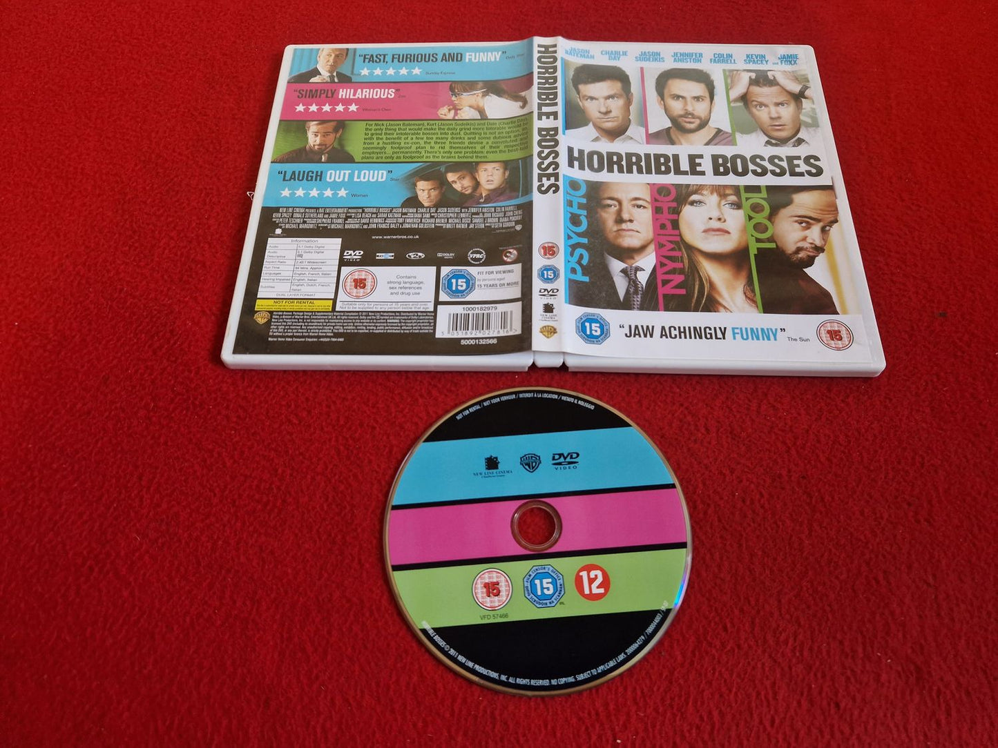 HORRIBLE BOSSES DVD