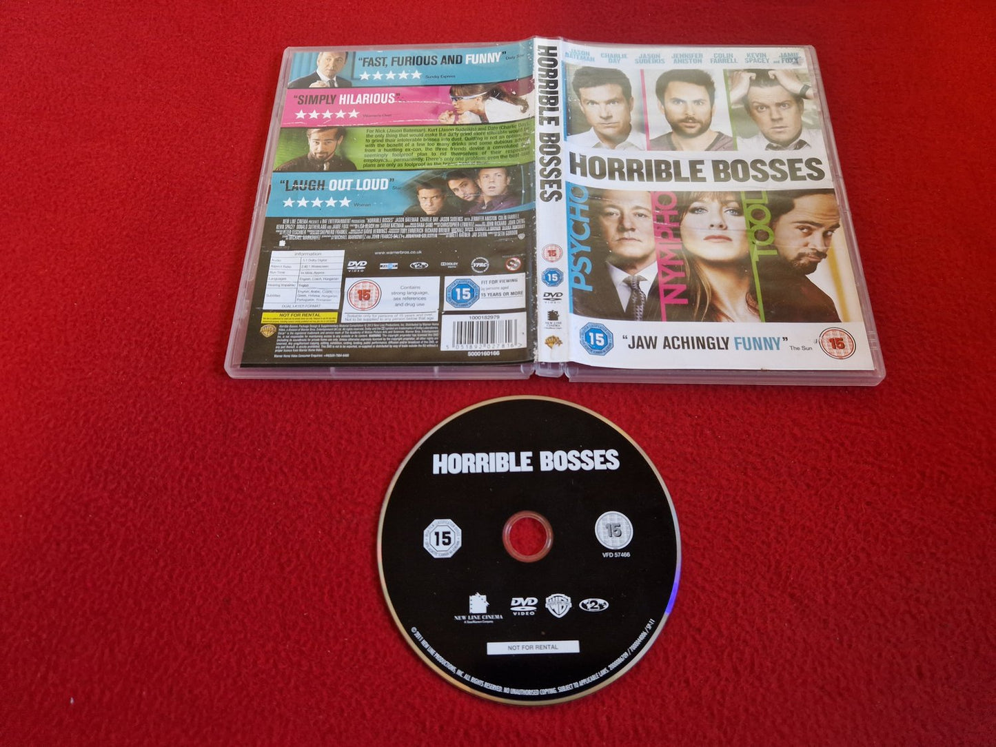 HORRIBLE BOSSES DVD