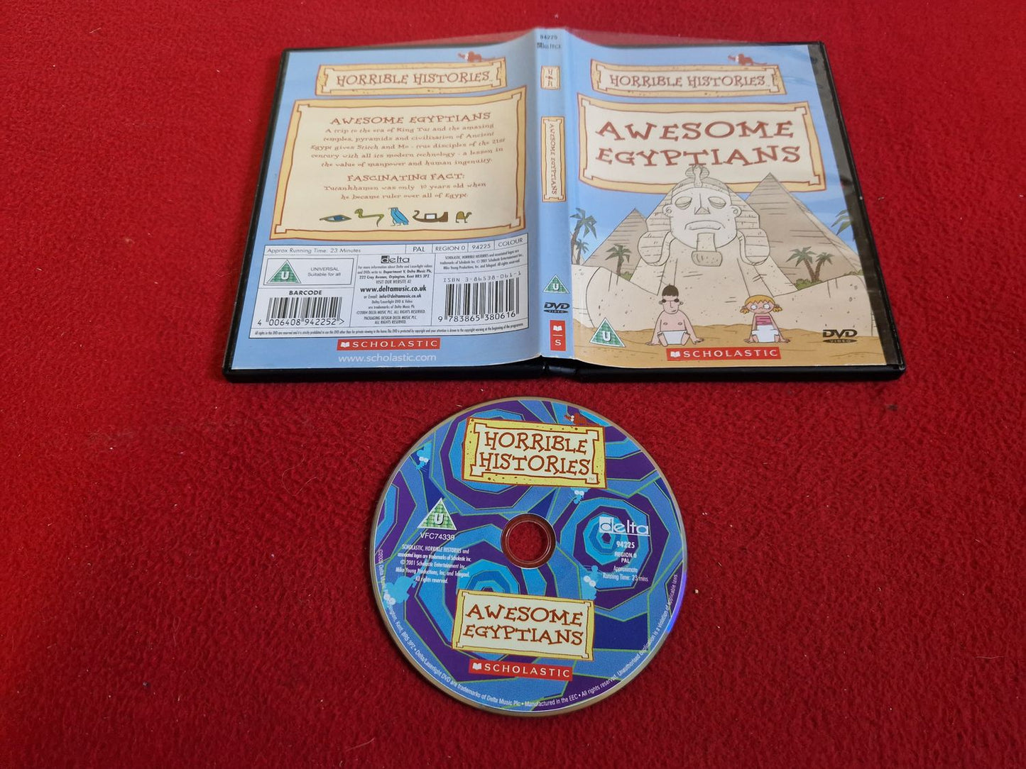 HORRIBLE HISTORIES AWESOME EGYPTIAN DVD