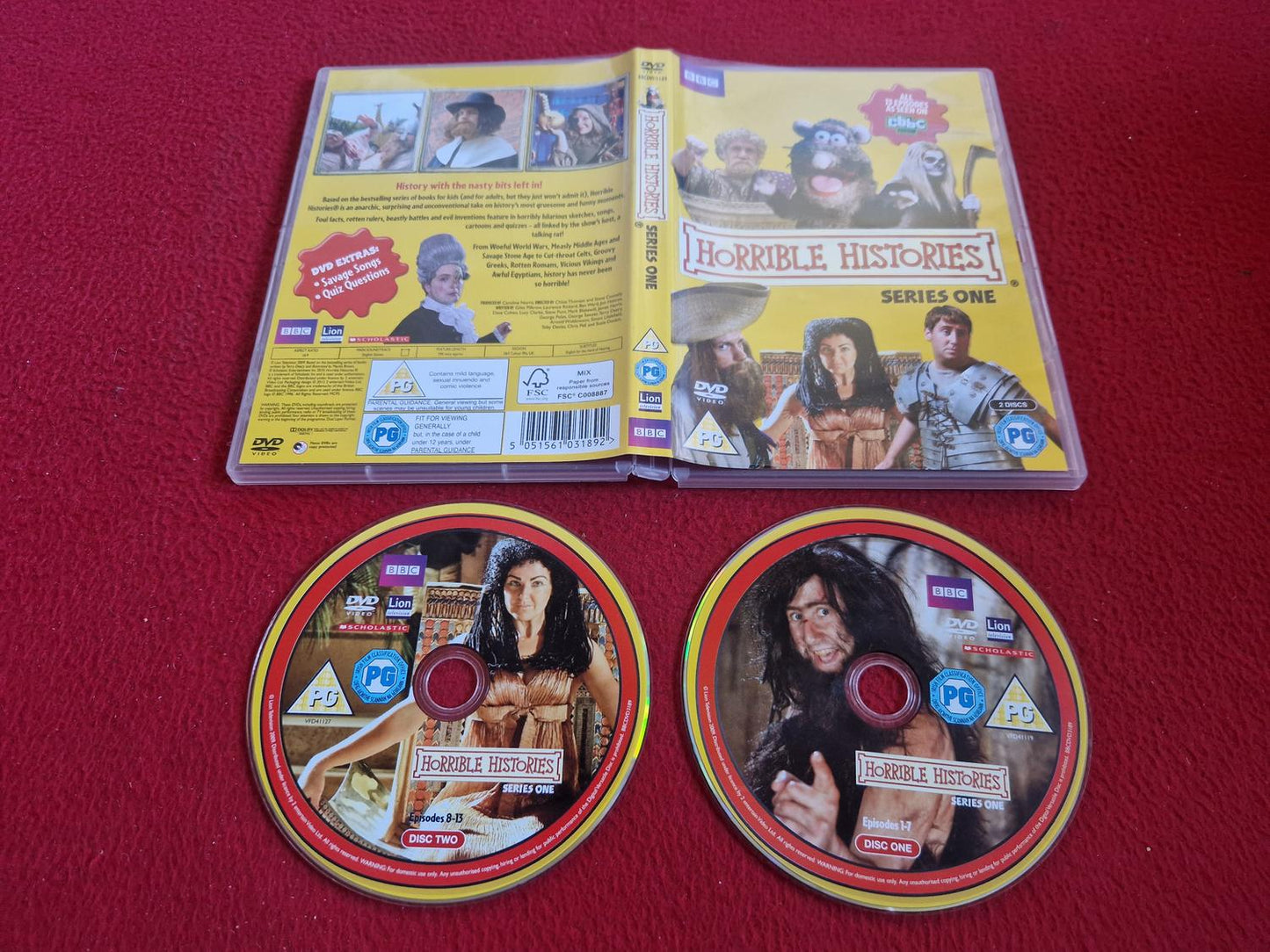 HORRIBLE HISTORIES SERIES 1 DVD