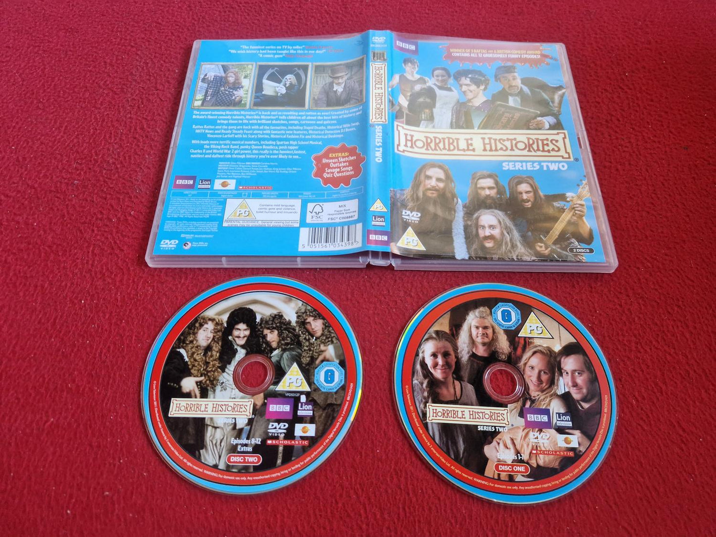 HORRIBLE HISTORIES SERIES 2 DVD