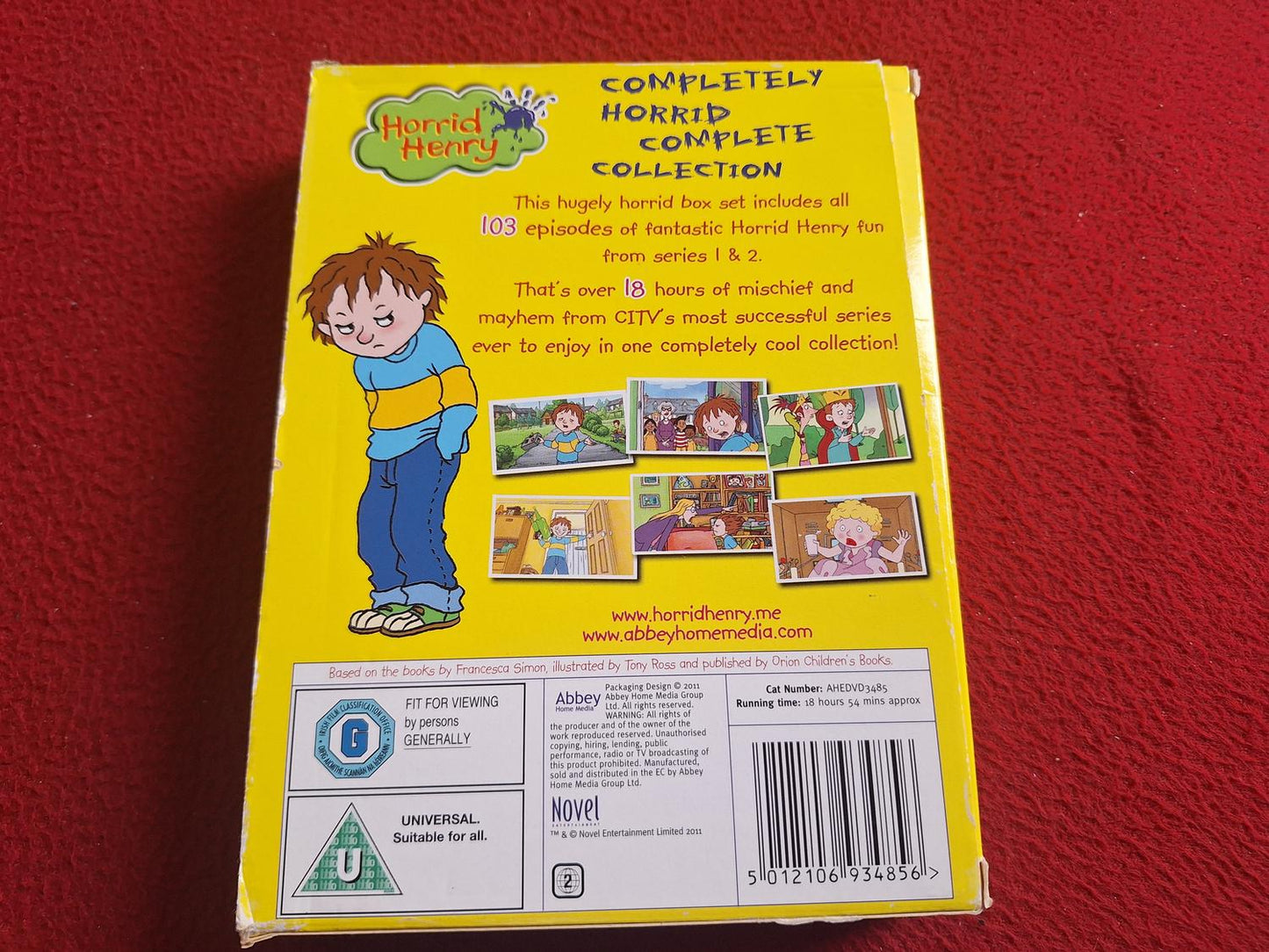 HORRID HENRY SERIES 1 & 2 BOX DVD