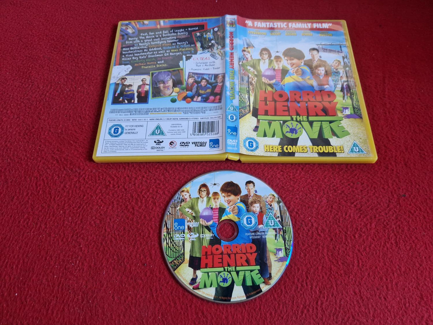 HORRID HENRY THE MOVIE DVD