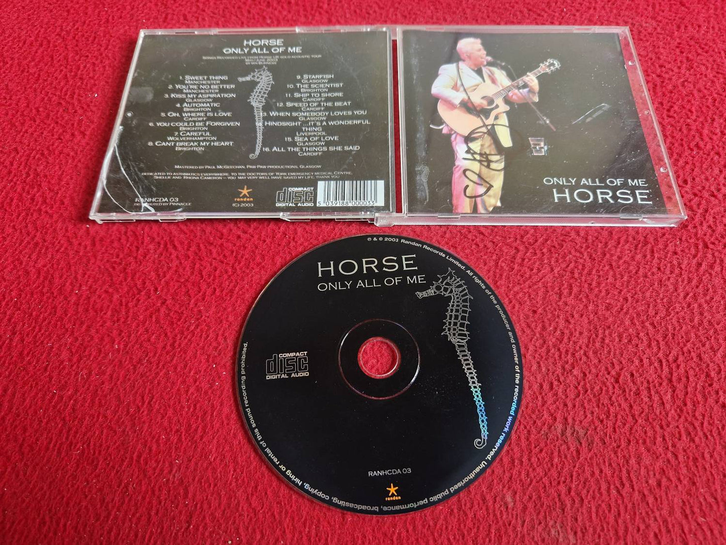 HORSE ONLY ALL OF ME CD