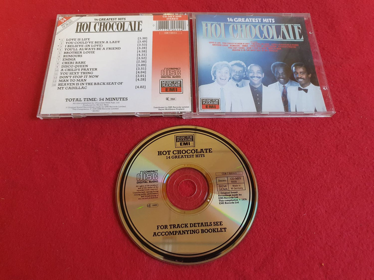 HOT CHOCOLATE 14 GREATEST HITS till CD