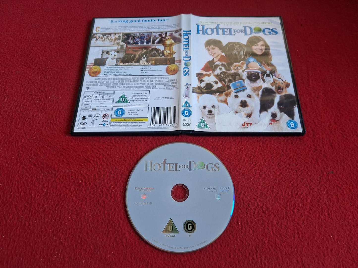 HOTEL FOR DOGS DVD