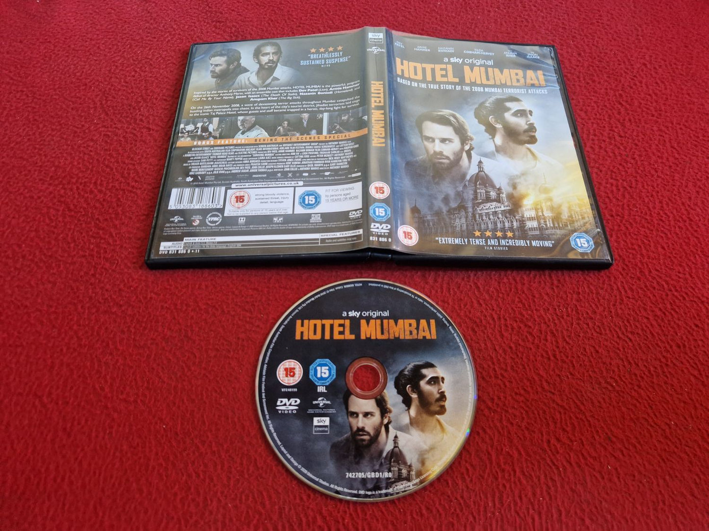 HOTEL MUMBAI DVD