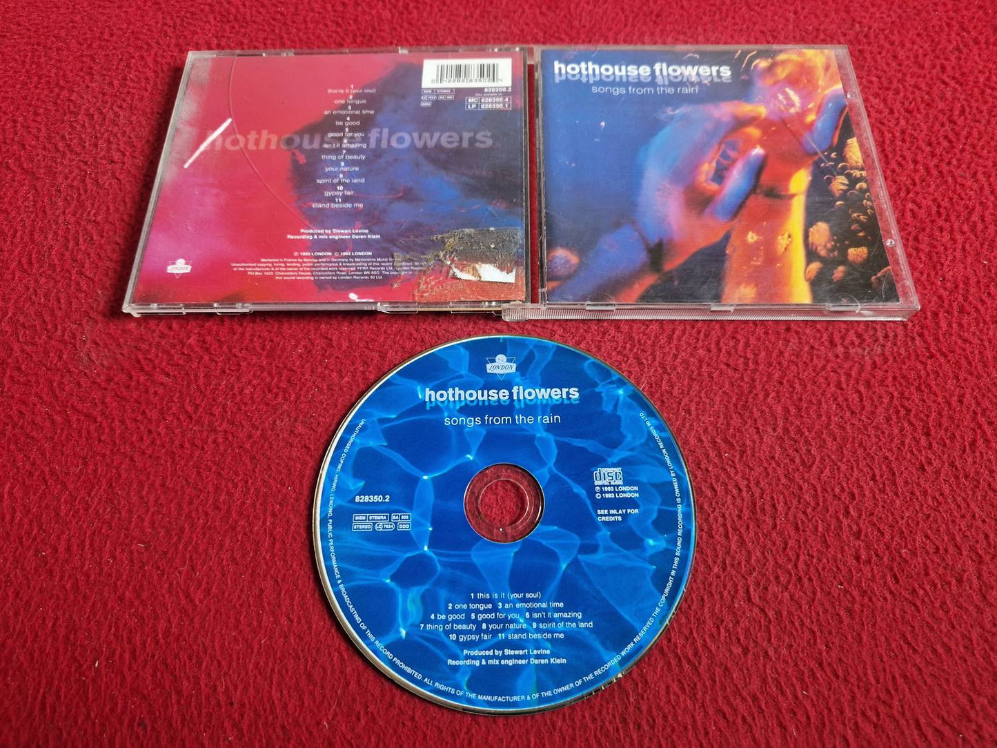 HOTHOUSE FLOWERS SONGS FROM THE RAIN CD