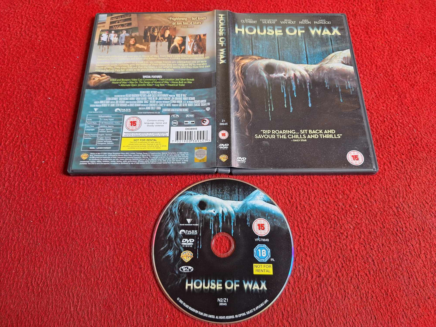 HOUSE OF WAX DVD