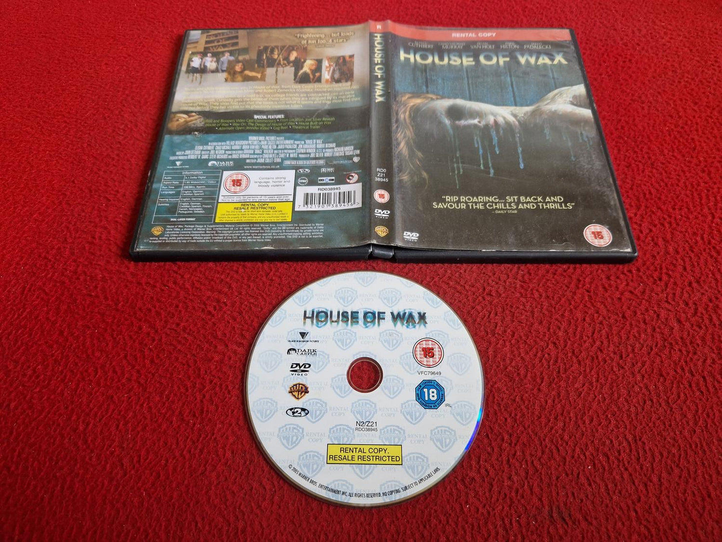 HOUSE OF WAX DVD