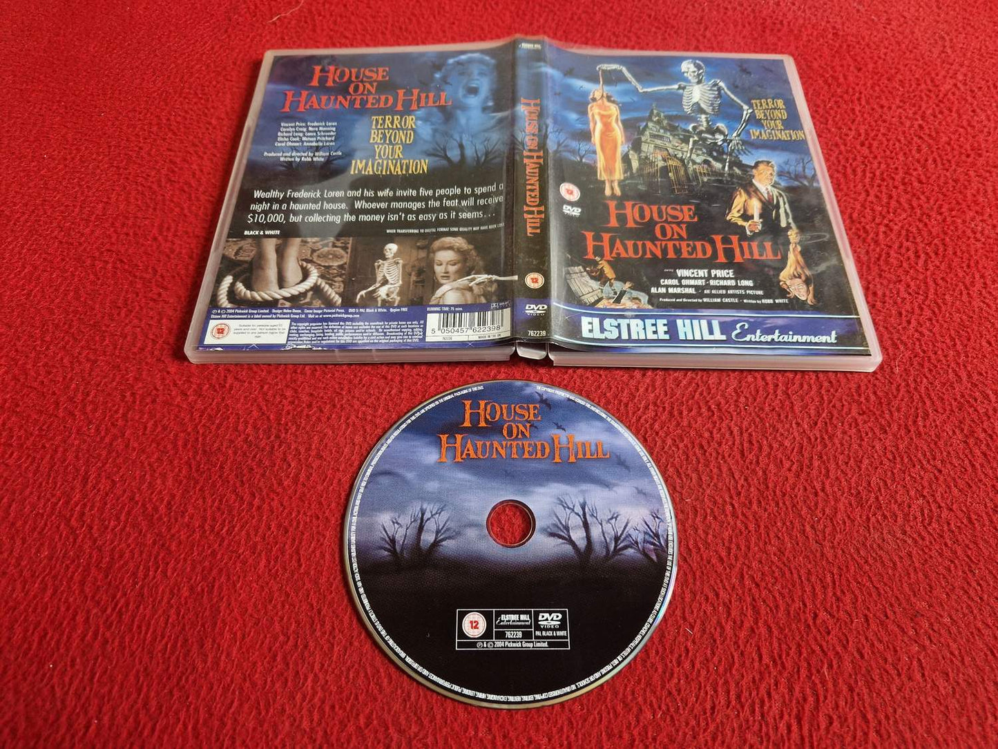 HOUSE ON HAUNTED HILL DVD