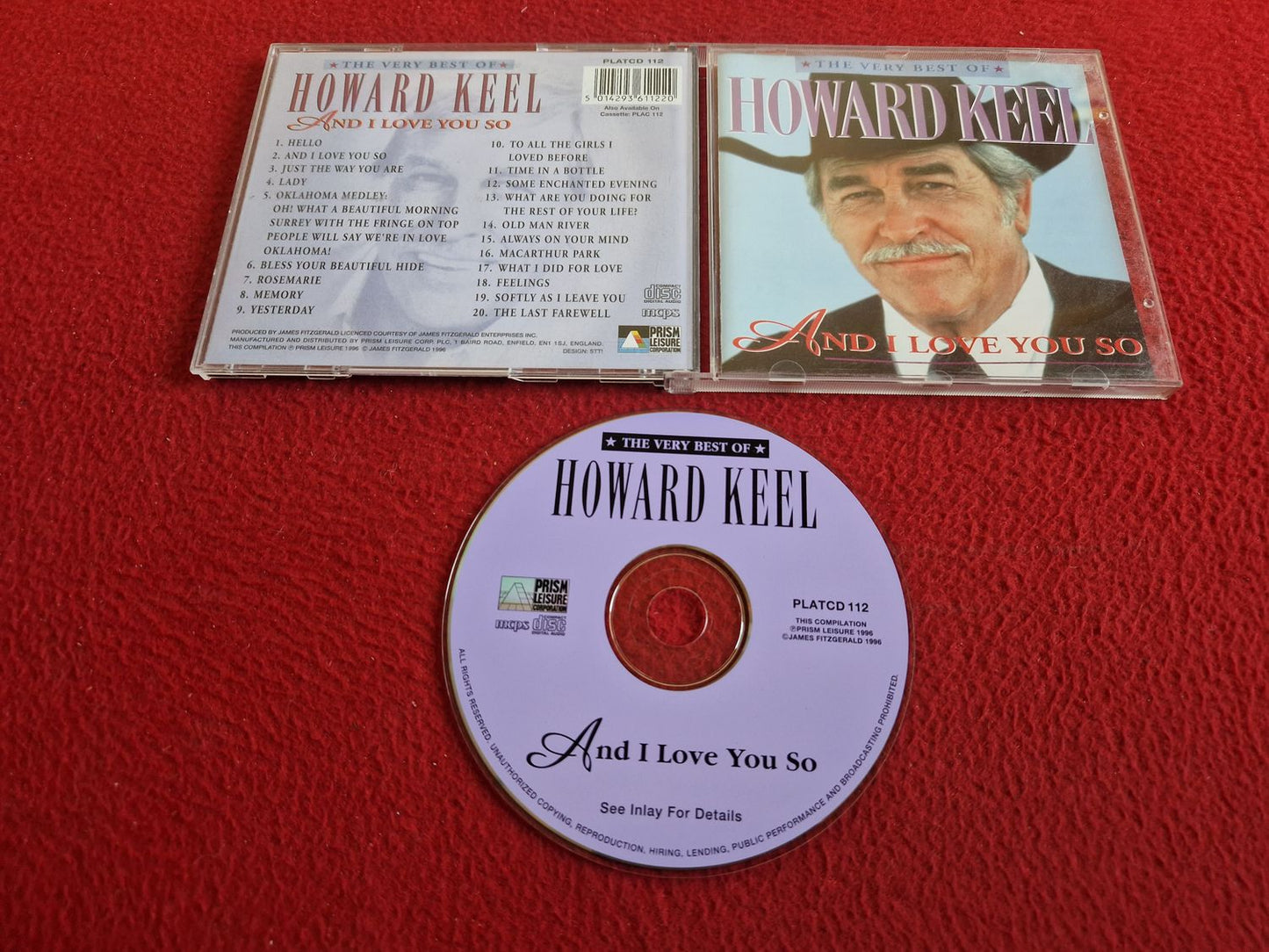 HOWARD KEEL AND I LOVE YOU SO THE VERY BEST OF CD