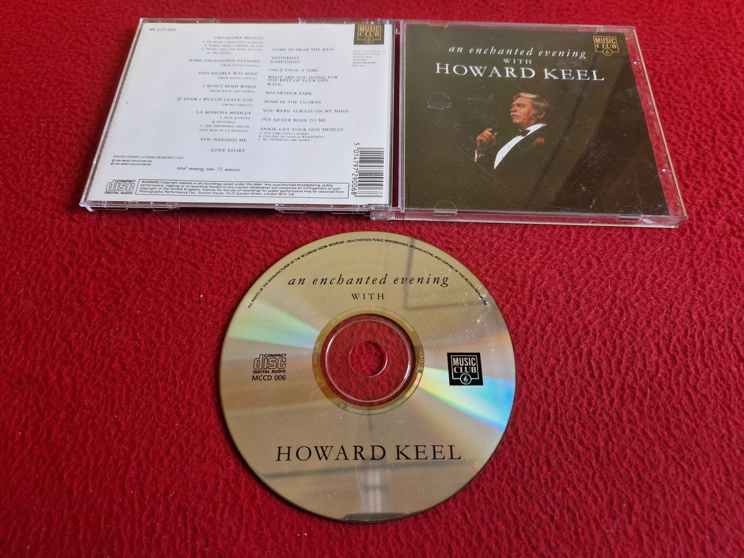 HOWARD KEEL AN ENCHANTED EVENING WITH CD