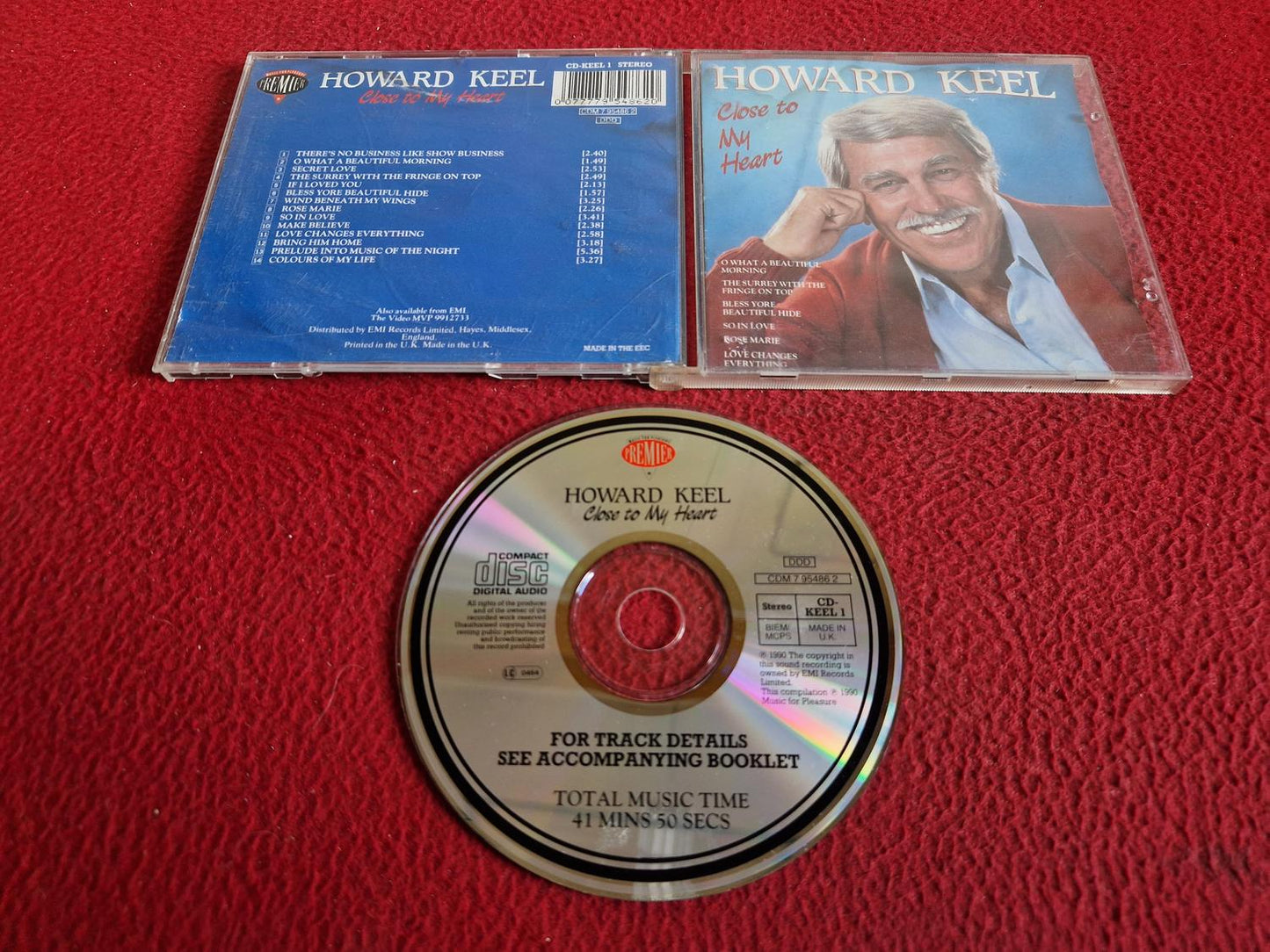 HOWARD KEEL CLOSE TO MY HEART CD