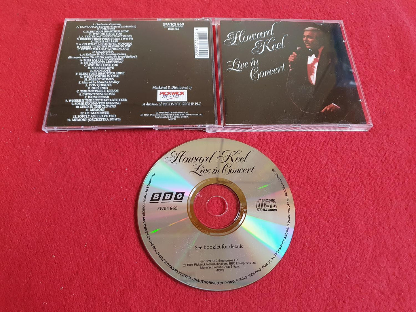 HOWARD KEEL LIVE IN CONCERT till CD