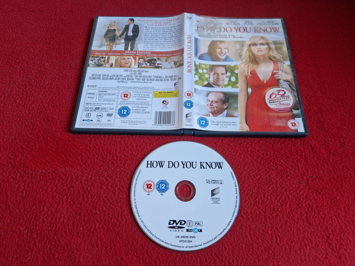 HOW DO YOU KNOW DVD