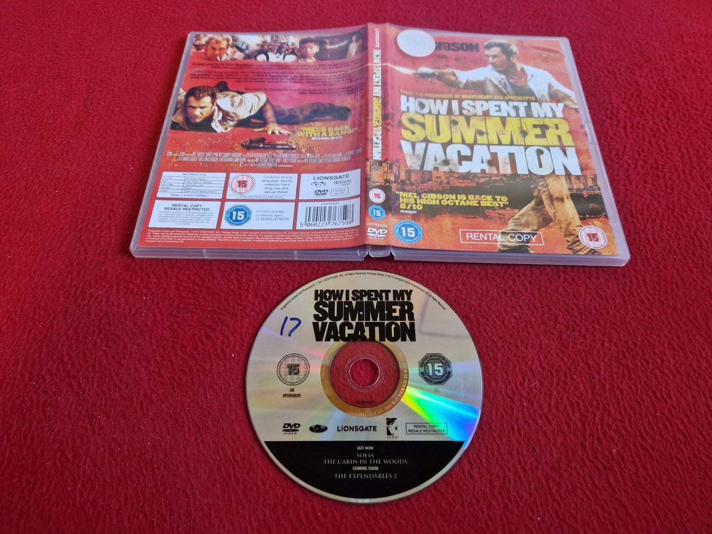 HOW I SPENT MY SUMMER VACATION DVD