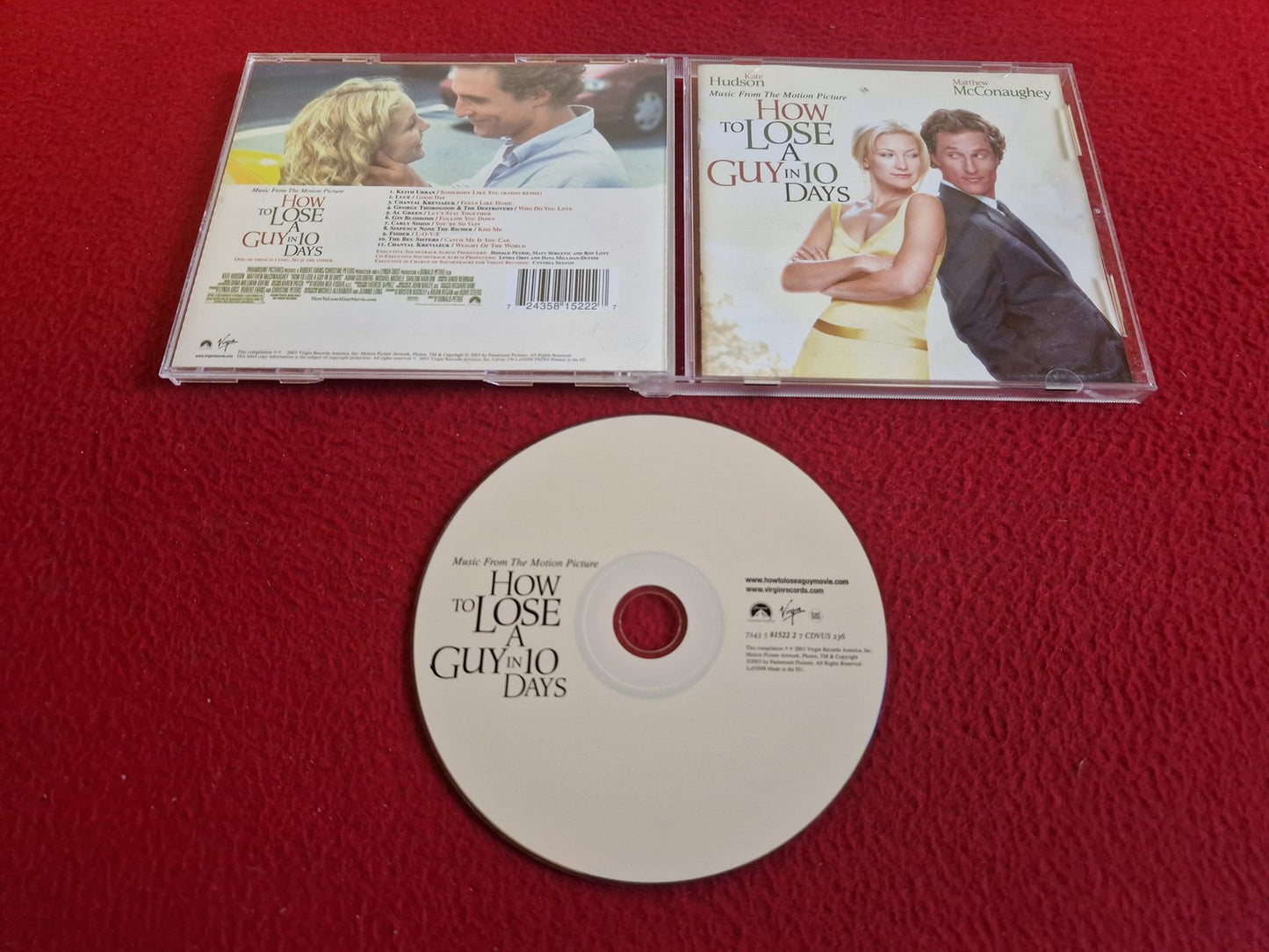 HOW TO LOSE A GUY IN 10 DAYS MUSIC FROM THE MOTION PICTURE CD