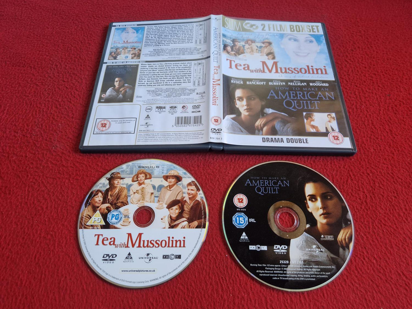 HOW TO MAKE AN AMERICAN QUILT / TEA WITH MUSSOLINI DVD