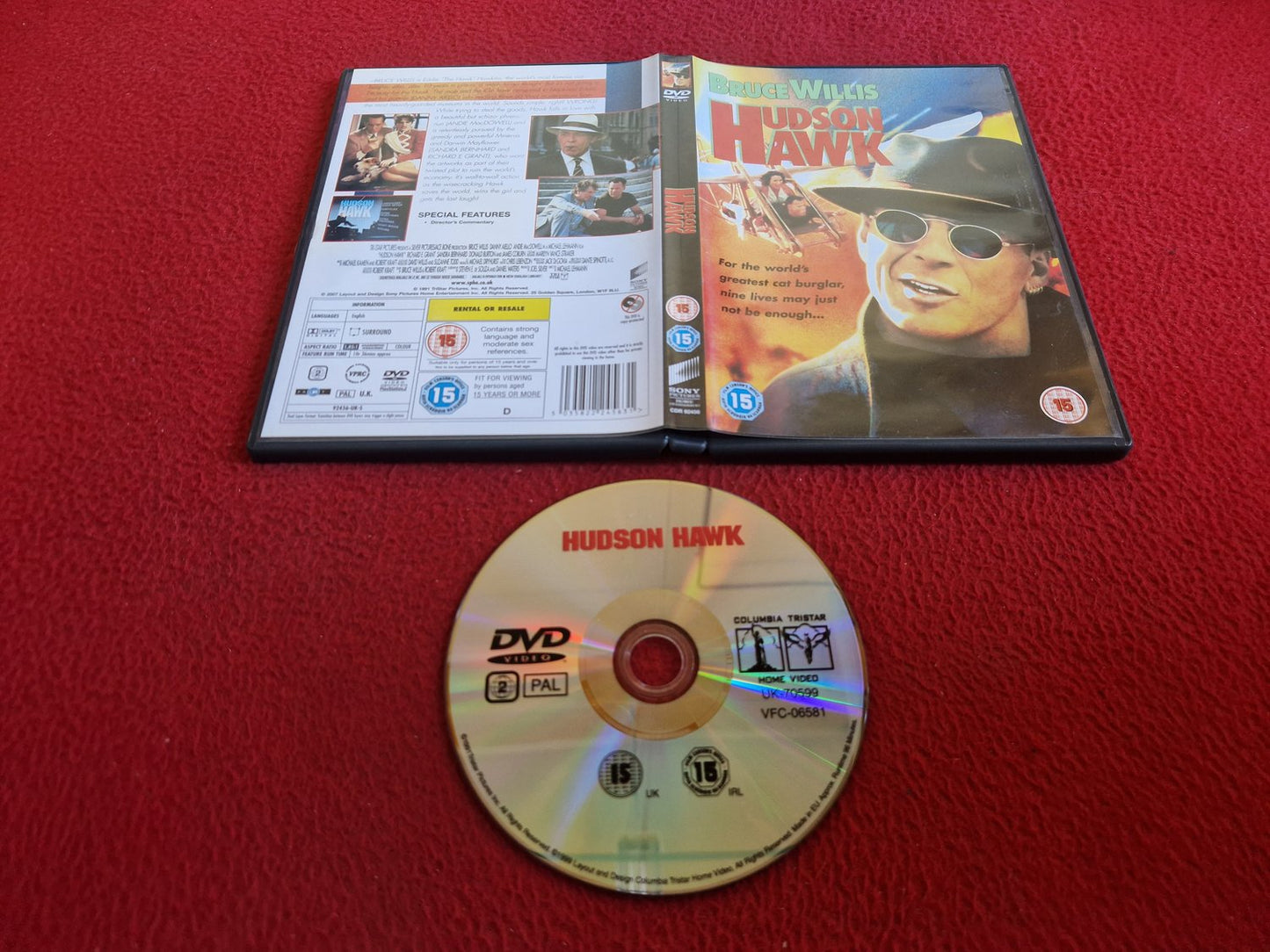 HUDSON HAWK DVD