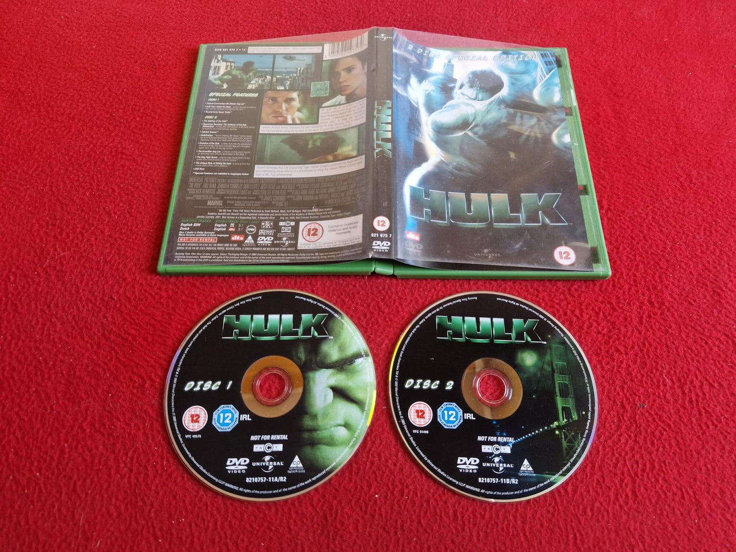 HULK DVD