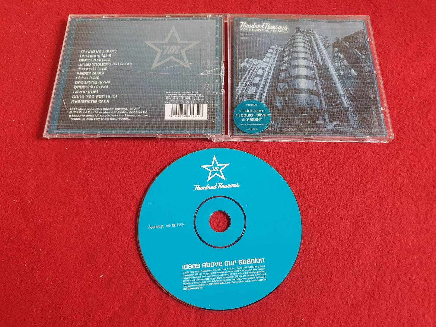 HUNDRED REASONS IDEAS ABOVE OUR STATION till CD