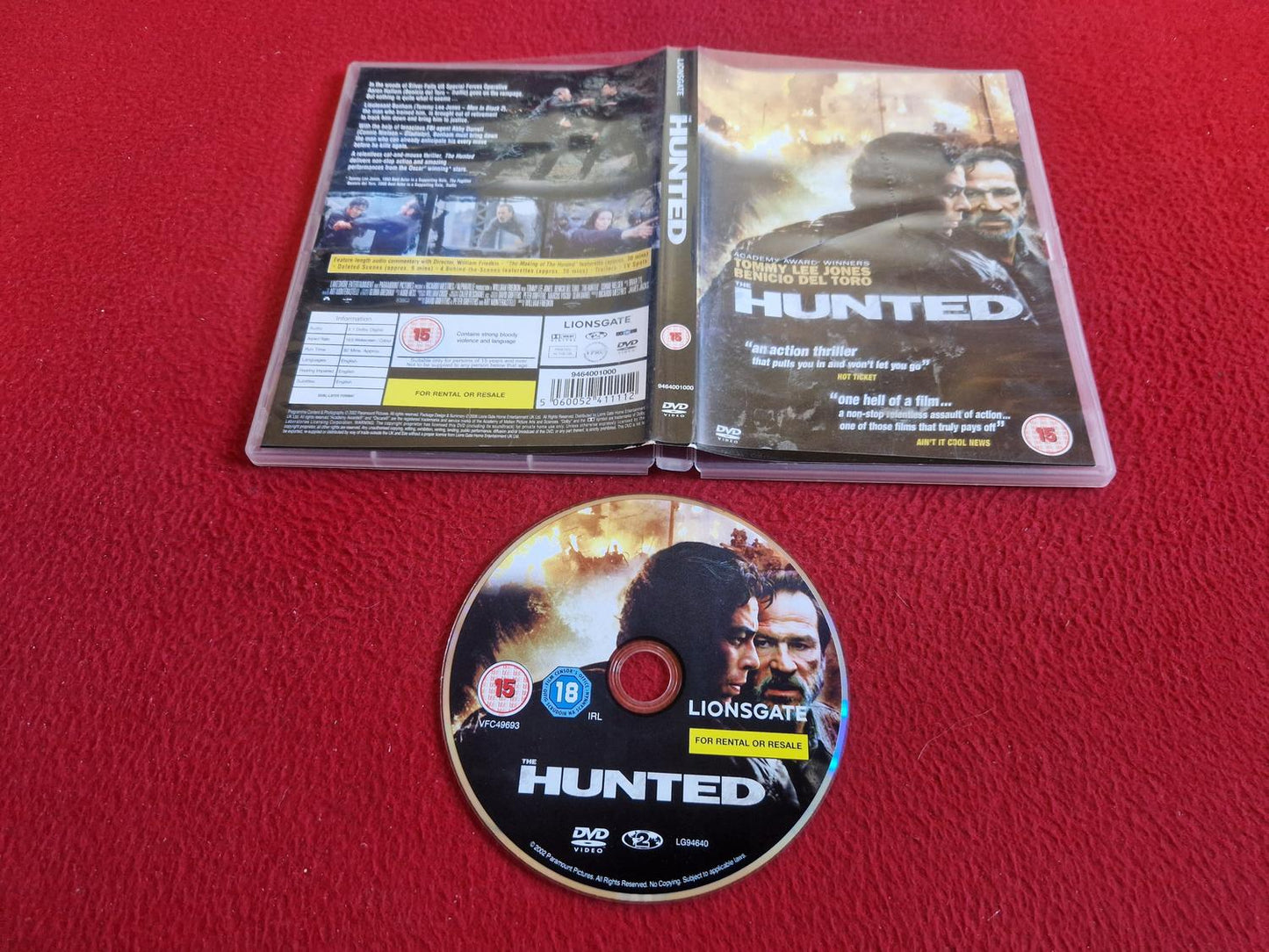 HUNTED DVD