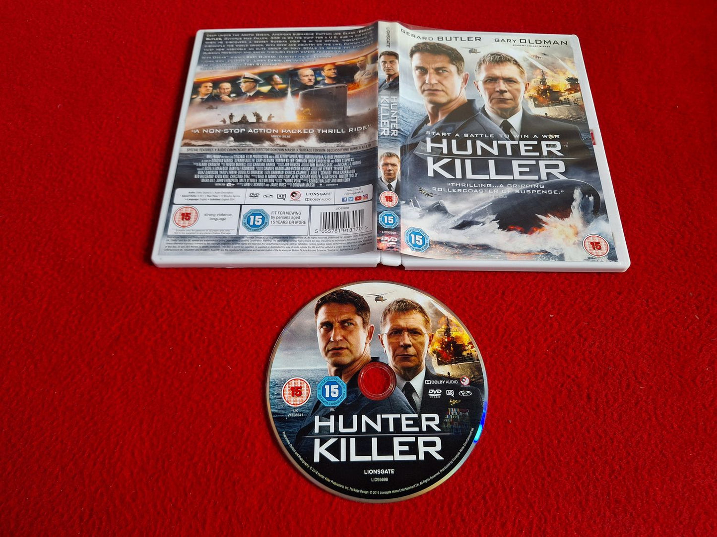 HUNTER KILLER DVD