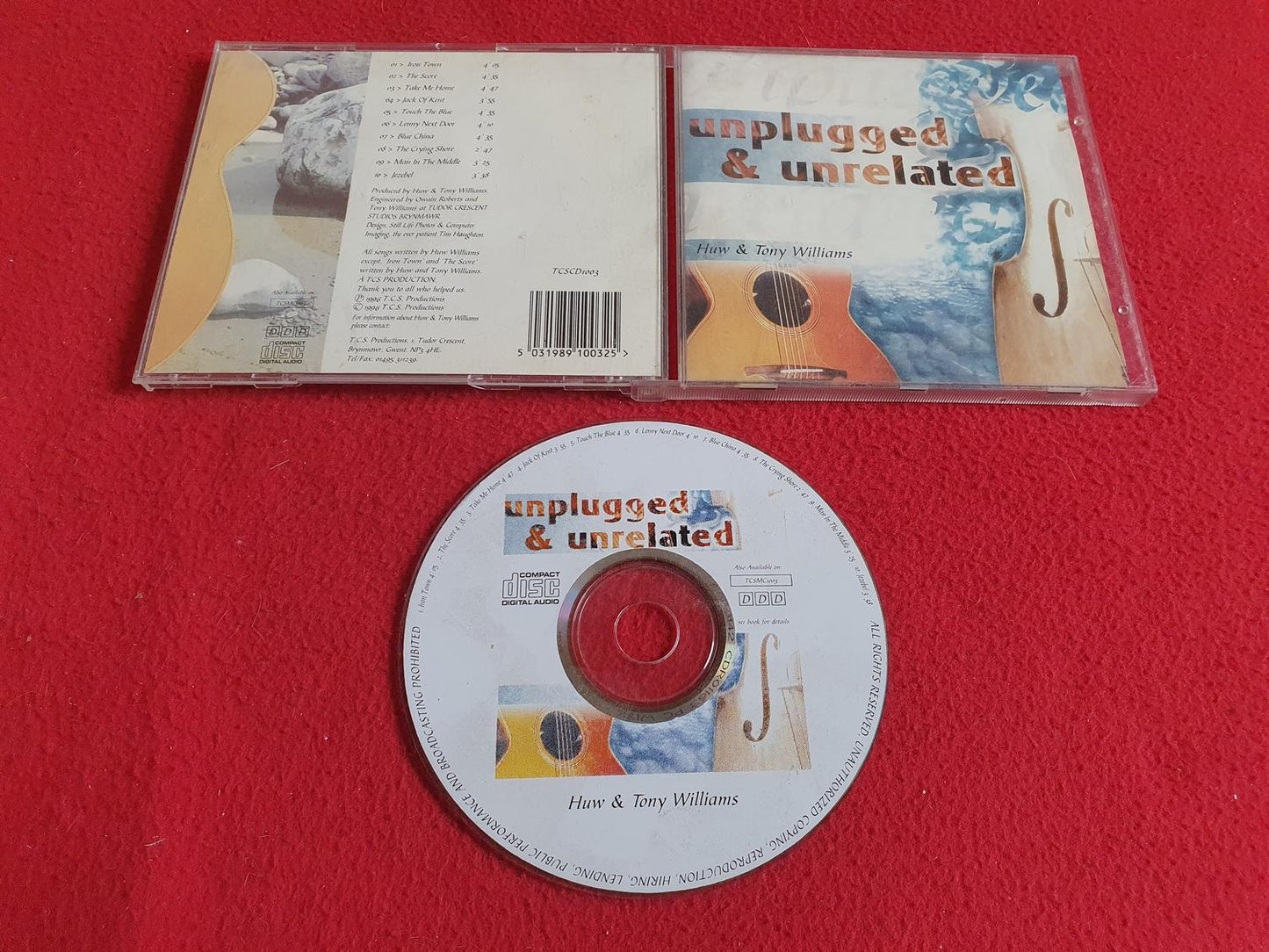 HUW & TONY WILLIAMS UNPLUGGED & UNRELATED till CD