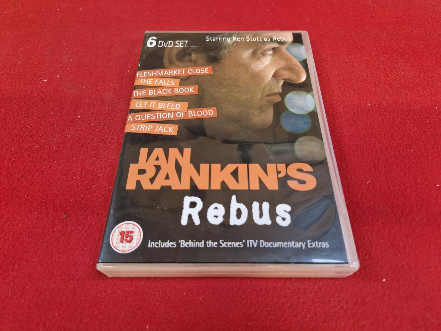 IAN RANKINS REBUS FLESHMARKET CLOSE /THE FALLS /THE BLACK BOOK mfl BOX till DVD