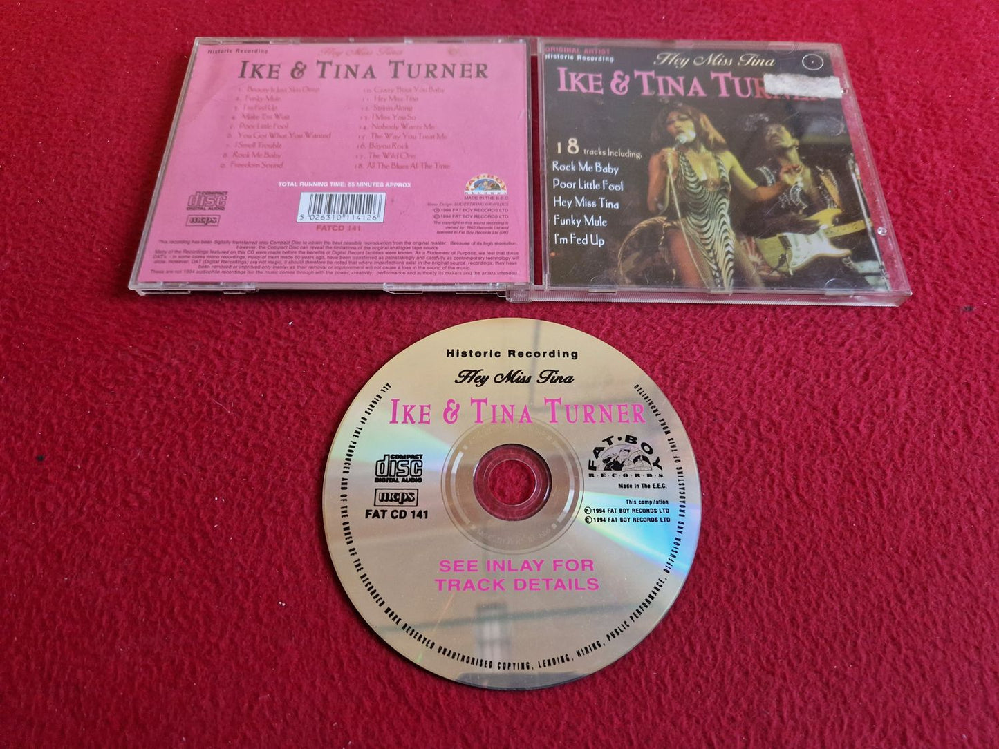 IKE & TINA TURNER HEY MISS TINA CD