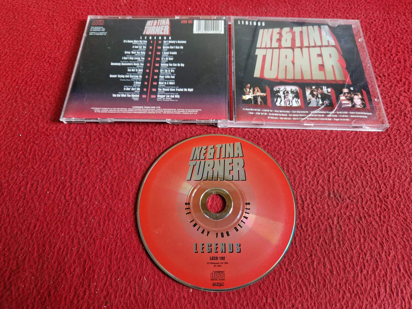 IKE & TINA TURNER LEGENDS CD