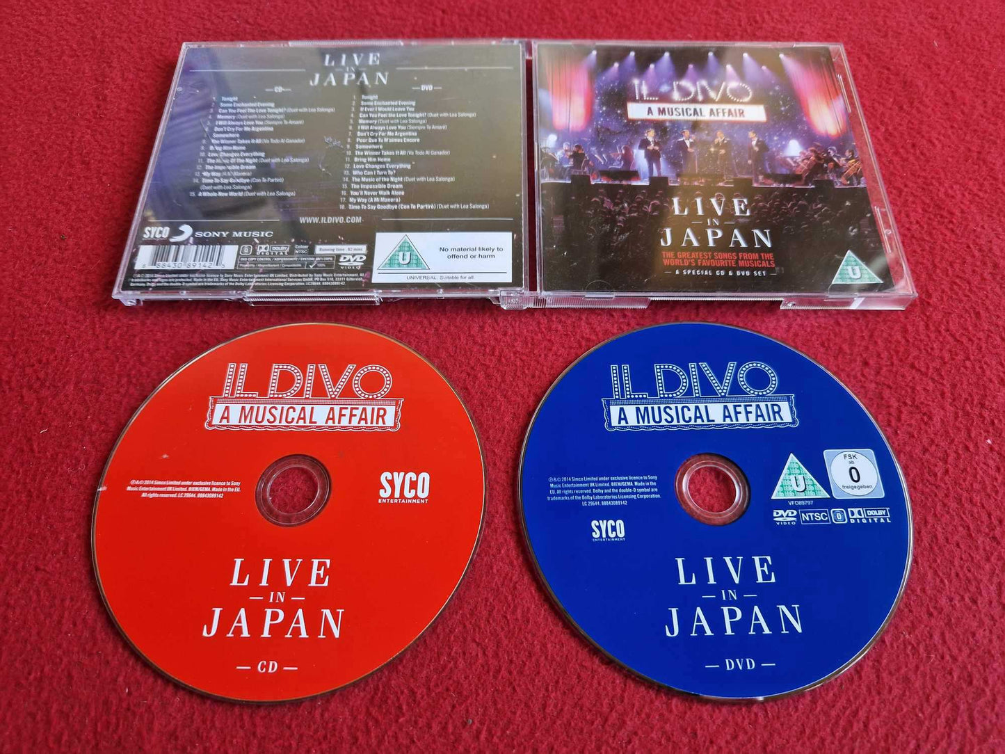 IL DIVO A MUSICAL AFFAIR LIVE IN JAPAN CD