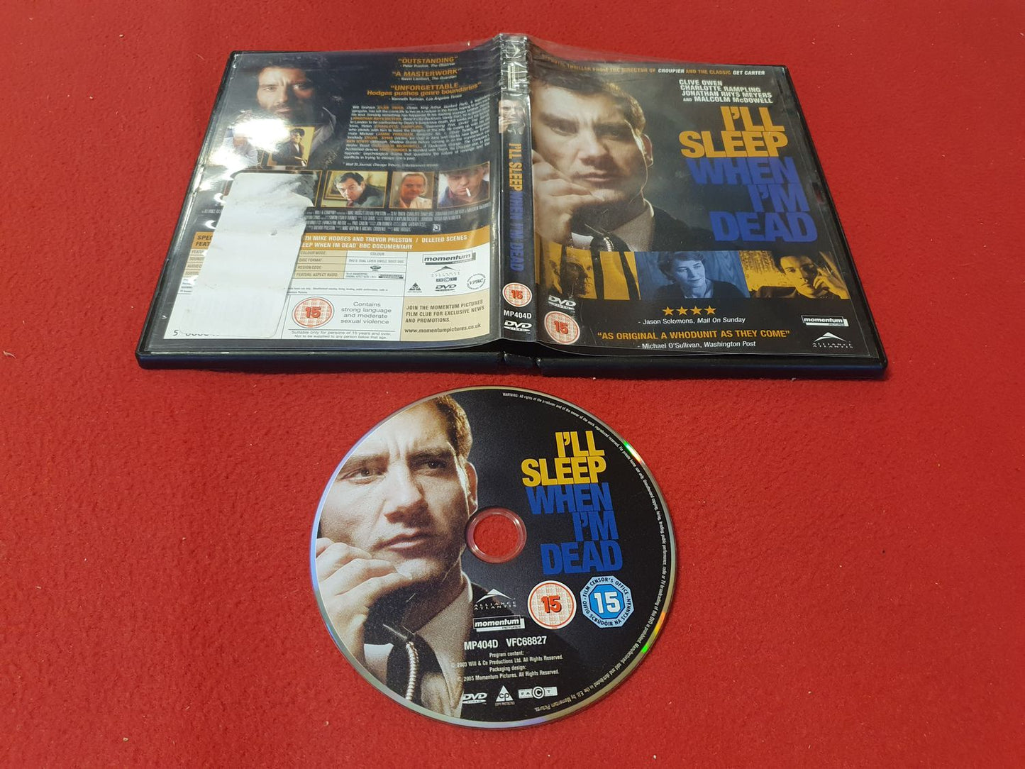 I'LL SLEEP WHEN I'M DEAD till DVD