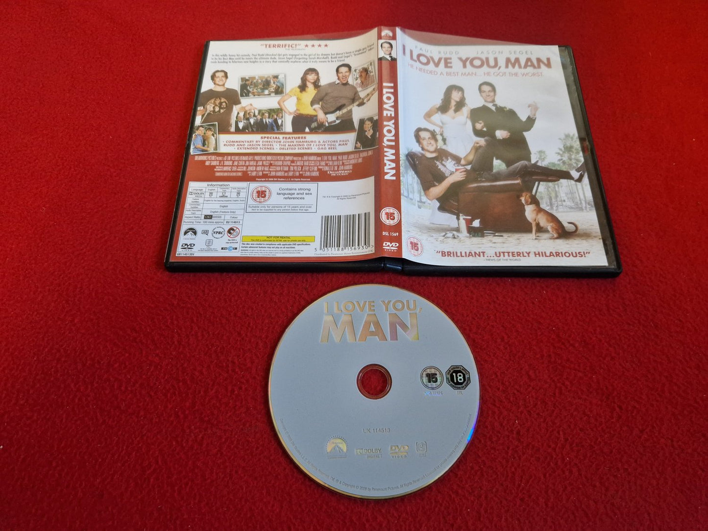 I LOVE YOU, MAN DVD