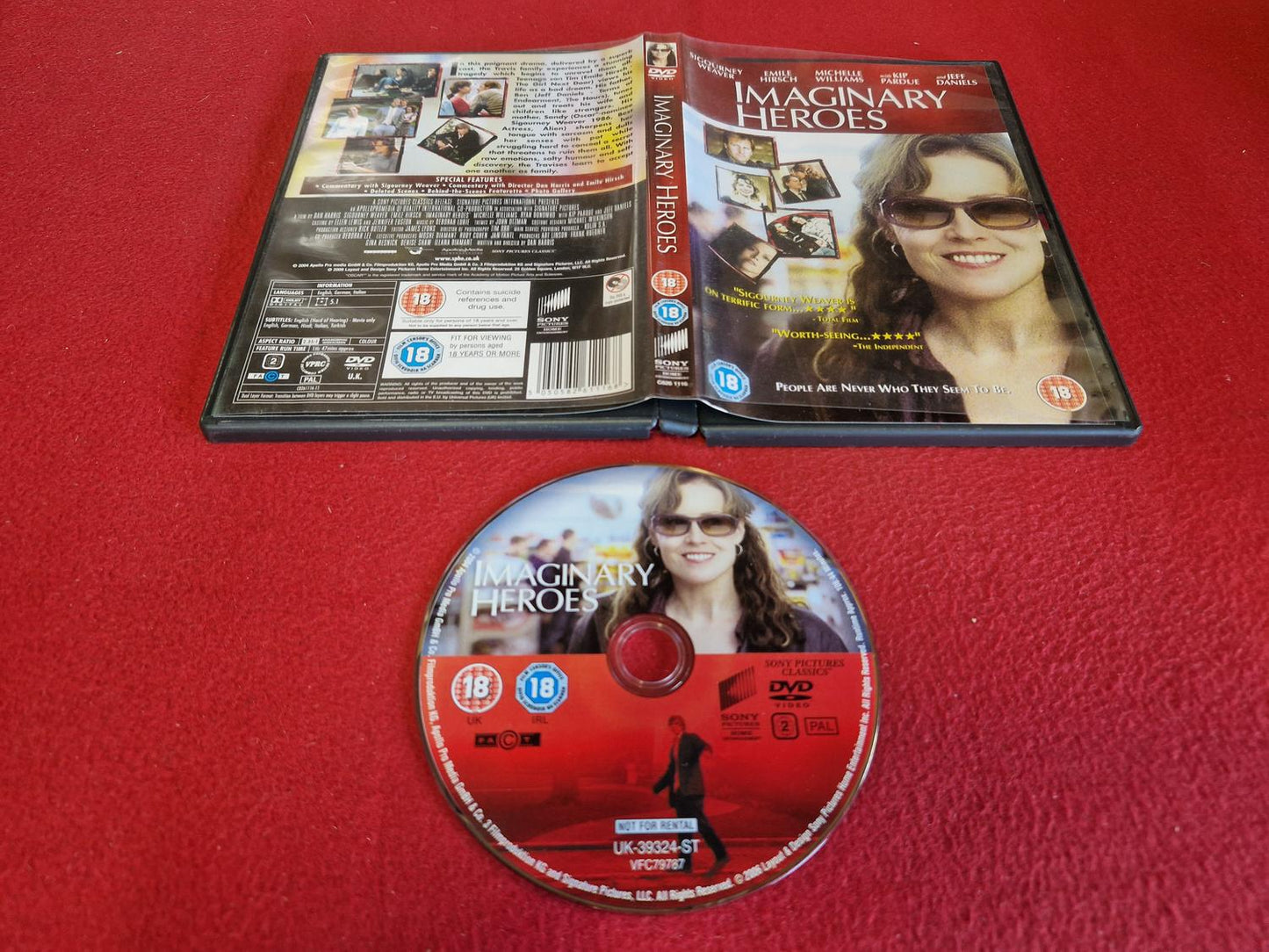 IMAGINARY HEROES till DVD