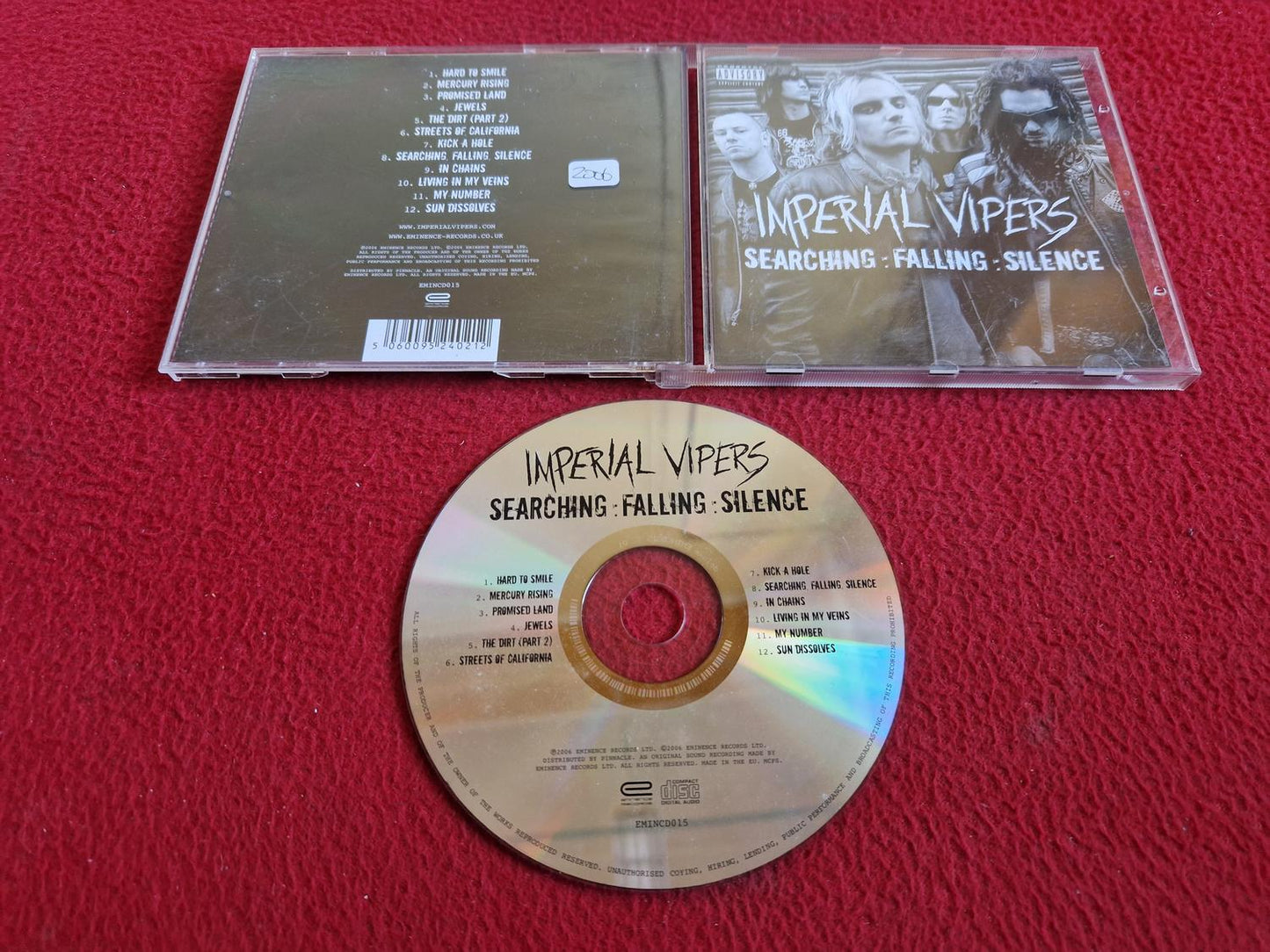 IMPERIAL VIPERS SEARCHING FALLING SILENCE CD