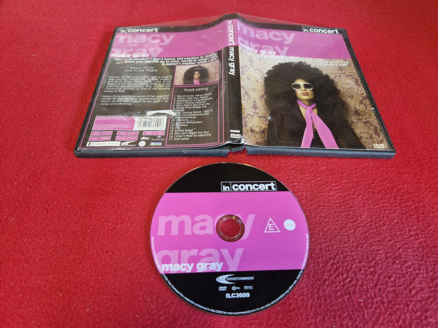 IN CONCERT MACY GRAY till DVD