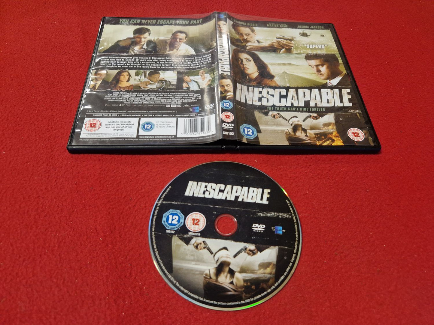 INESCAPABLE till DVD