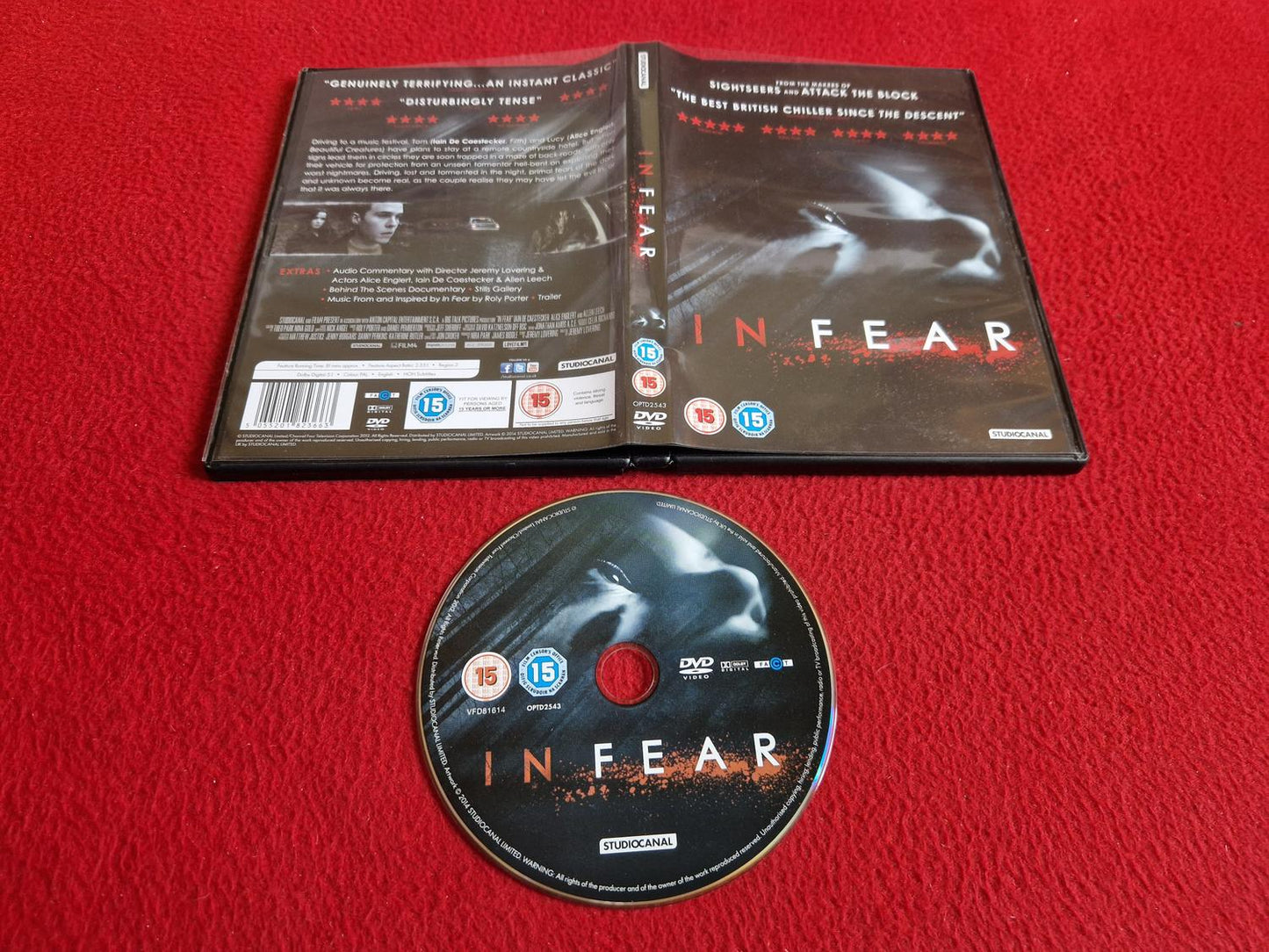 IN FEAR DVD