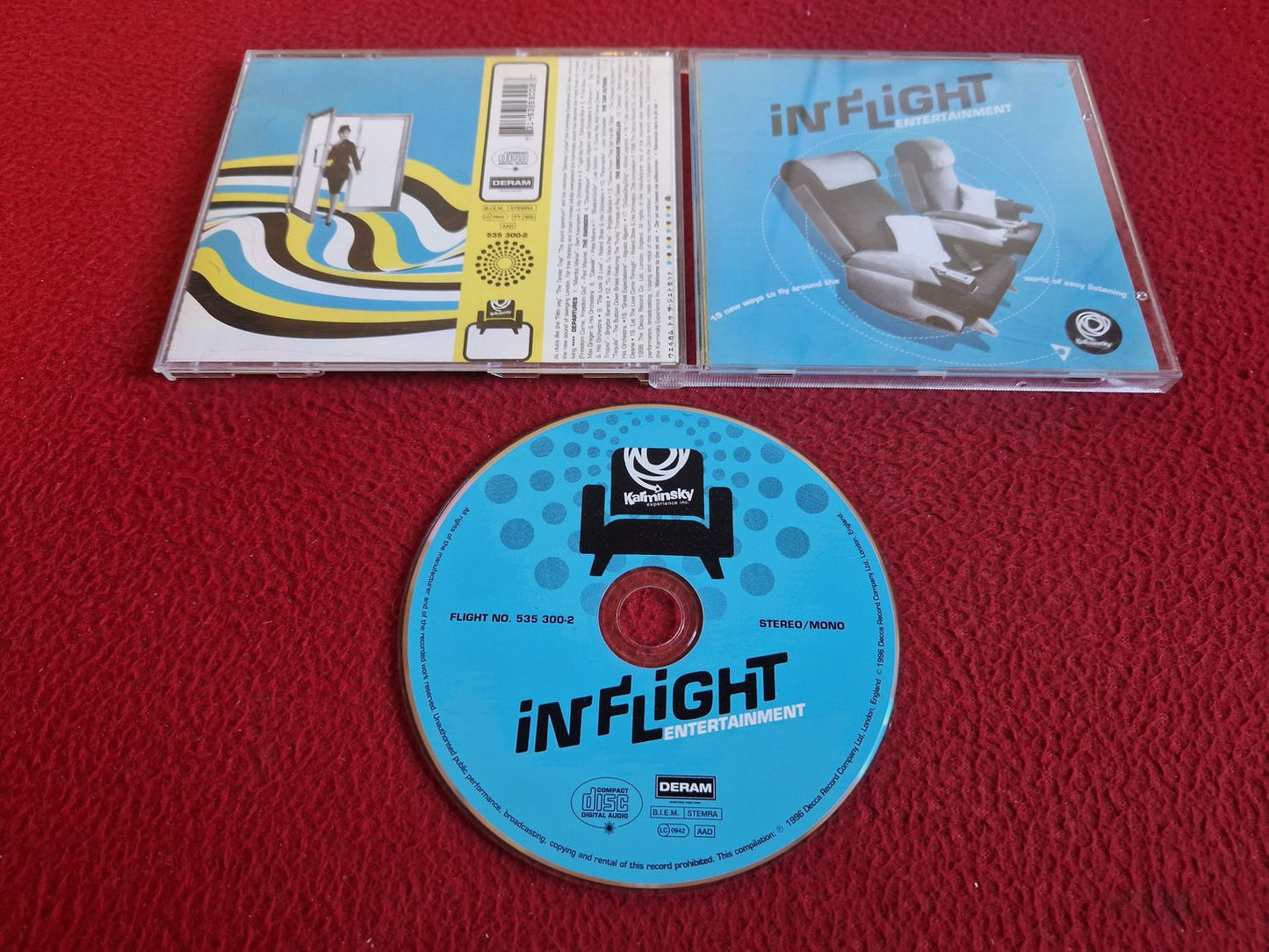 IN FLIGHT ENTERTAINMENT CD