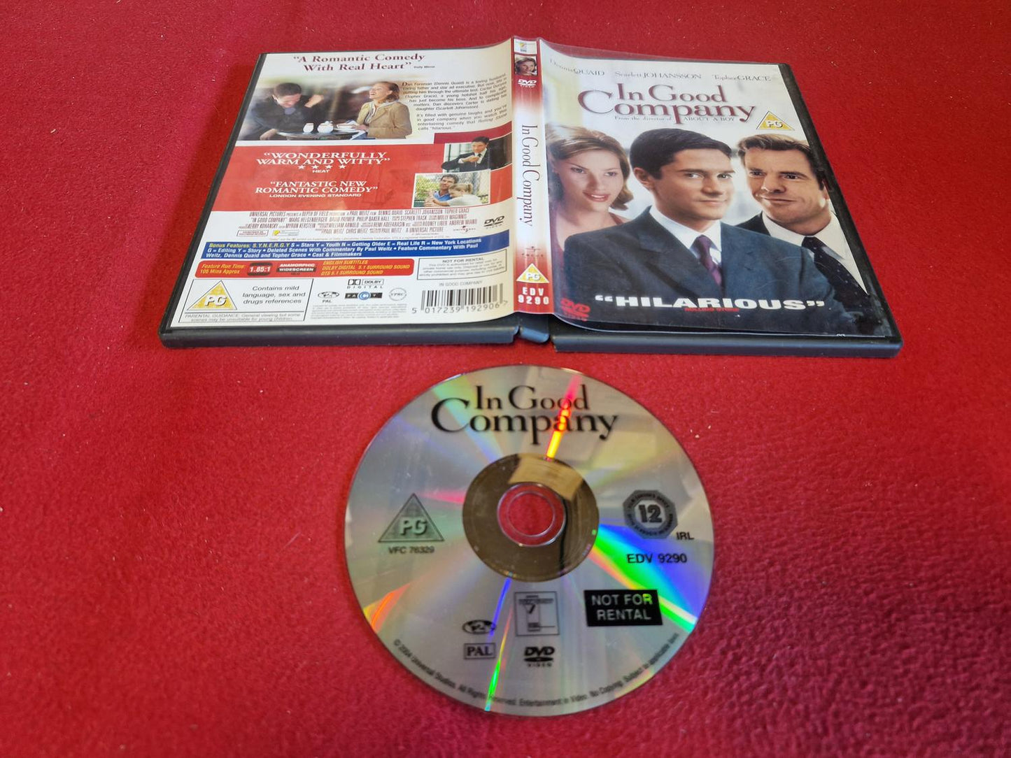 IN GOOD COMPANY till DVD