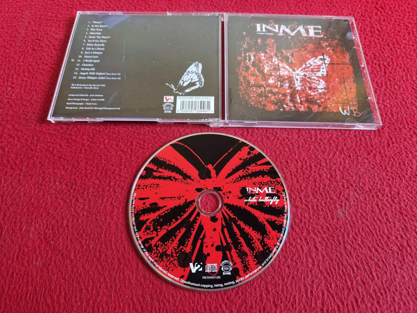 INME WHITE BUTTERFLY CD
