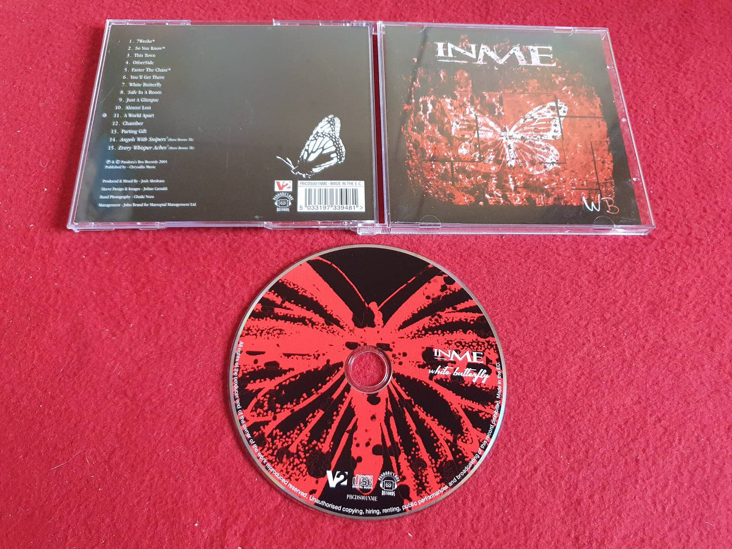 INME WHITE BUTTERFLY till CD