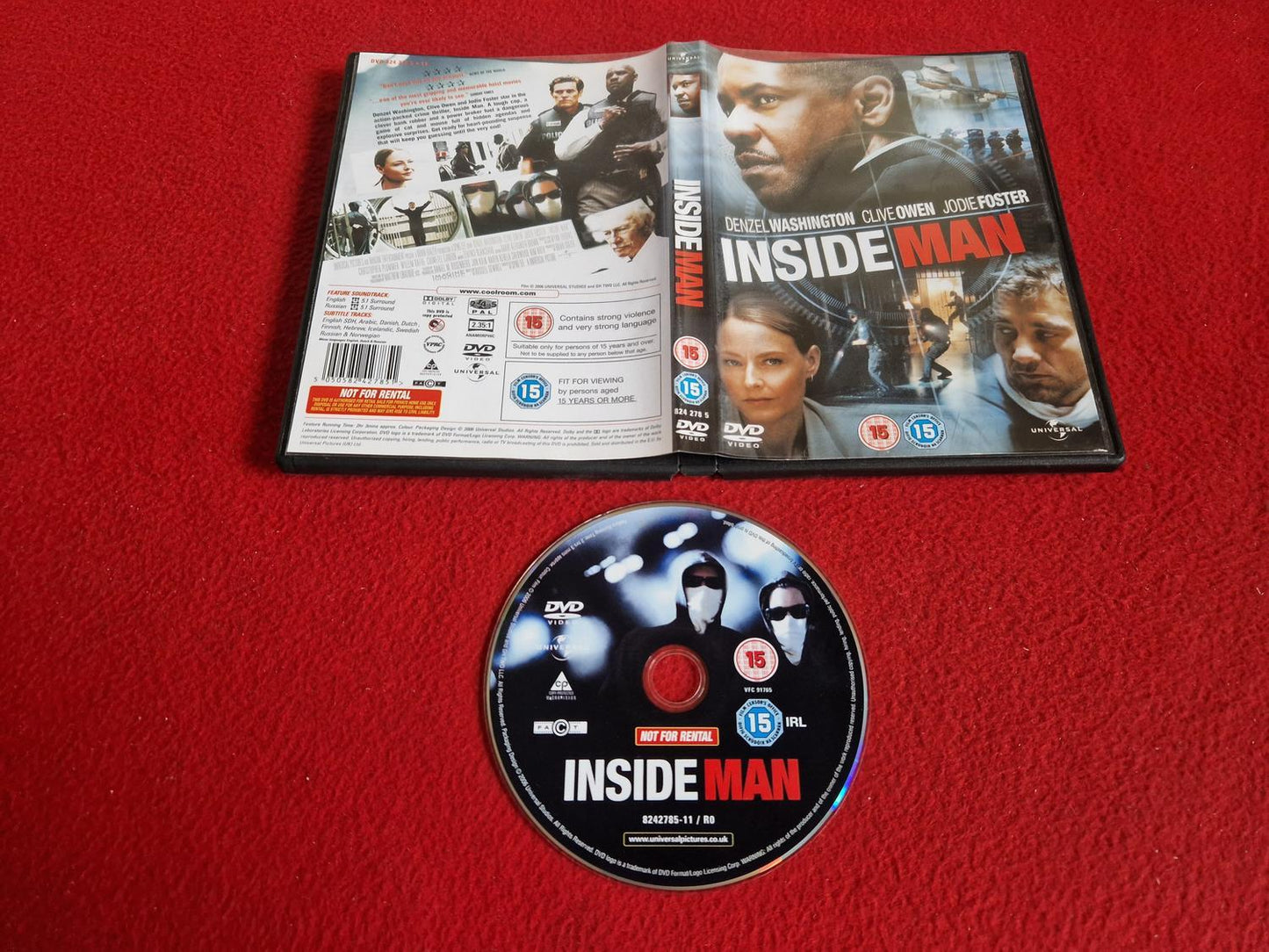 INSIDE MAN DVD
