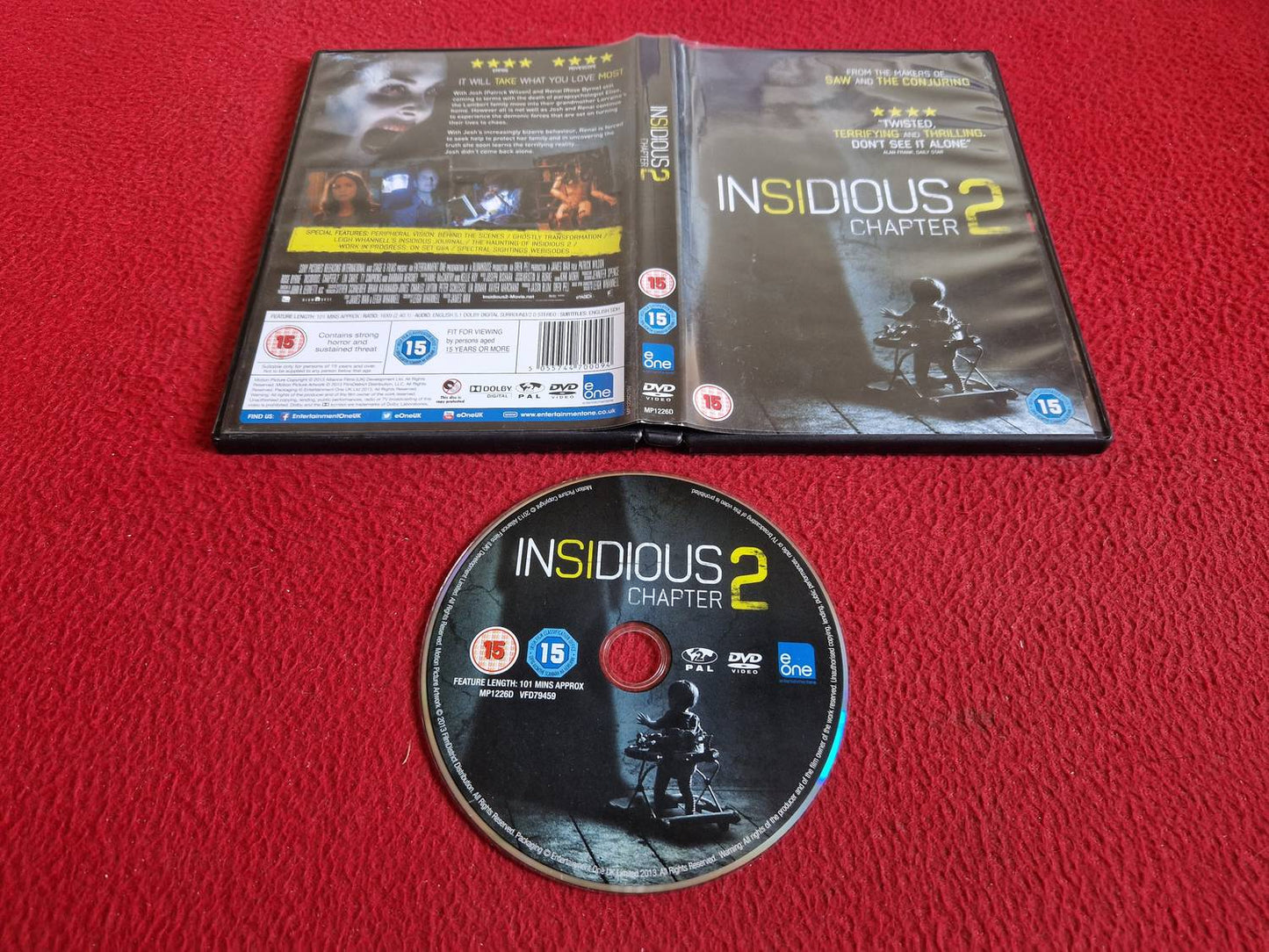 INSIDIOUS 2 DVD